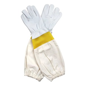 Mejor logotipo Precio al por mayor Guantes de apicultura/100% Guantes de protección de abejas de alta calidad/Guantes de protección de apicultura hechos a medida - Product Image 1