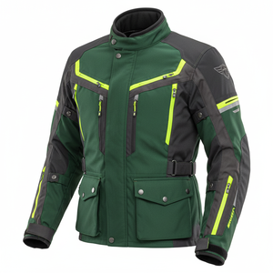 Veste de motocross à séchage rapide OEM/ODM, respirante, imperméable et coupe-vent, vêtements de course fabriqués au Pakistan - Product Image 1