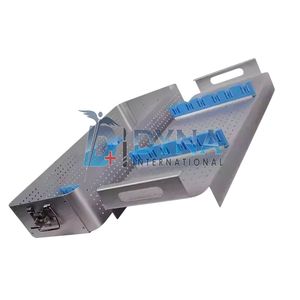 Plateau chirurgical de qualité supérieure Dynaintl DY-41776 certifié CE, 540*250*100 mm, boîte de stérilisation en aluminium et acier inoxydable pour instruments - Product Image 4