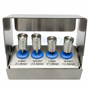 Juego de 4 Destornilladores Manuales de Acero Inoxidable para Implantes Dentales, Instrumentos de Implantología Quirúrgica Intensiva, Largos y Cortos - Product Image 1