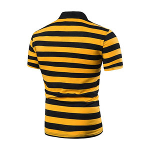 Polo de hombre transpirable de alta calidad con estampado de colores personalizados 2023-100% algodón/fibra de bambú de punto liso con logotipo OEM sólido - Product Image 6