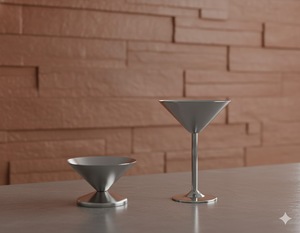 Copa de Martini de Acero Inoxidable Ecológica para Bar, Restaurante, Hotel - Accesorios Esenciales para Bartender - Product Image 1