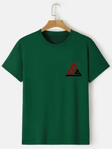 Camiseta de Manga Corta para Hombre, Talla Grande, Corte Regular, 100% Algodón, Transpirable, de Secado Rápido, con Estampado Bordado, Ecológica y Personalizable - Product Image 5