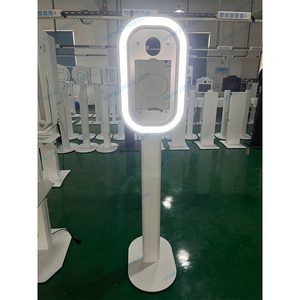 2025 New hình bầu dục DSLR Photo Booth iPad với RGB ánh sáng và trường hợp chuyến bay Selfie kiosk iPad photobooth Shell với trường hợp máy in - Product Image 3