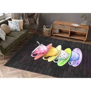 Printed <b>Rug</b>: Trendy Wall Hanging <b>Rug</b>, Housewarming Gift, Coffee Lover,<b>Chenille</b> <b>Rug</b> - Product Image 3