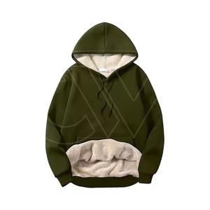 Men's Casual Fleece Hoodie Winter Warm Pullover Hooded <b>Sweatshirt</b> Top Quality Hoodies - Product Image 1
