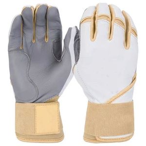 Goatskin Digital Leather Baseball Batting Guantes Profesionales Unisex Softball Batting Guantes - Product Image 1