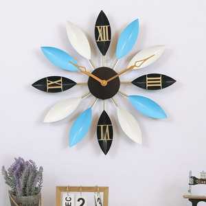 Tenture murale en métal de forme géométrique faite à la main décoration unique pour chambre à coucher salon avec aiguille Quartz nouveaux mariages - Product Image 6