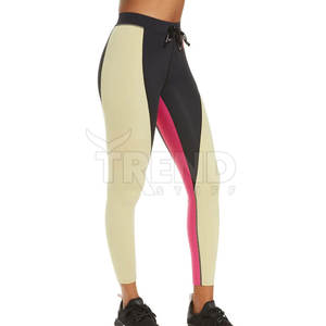 Pantalones de gimnasio para mujer de alta calidad 2024 XXL, mallas de entrenamiento de LICRA de secado rápido, mallas de Yoga personalizadas con cintura elástica sólidas - Product Image 4