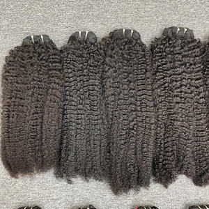 Extensions de cheveux vierges Remy à double trame, ondulation naturelle bouclée crépue vietnamienne HVN - Product Image 1