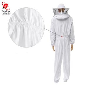 Combinaison d'apiculture 3 couches entièrement ventilée 100% coton avec voile ignifuge - Product Image 2