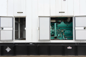 2500kW Enclosed Industrial Diesel Generator Set 277/480V <b>Three</b> Phase 4000A Circuit Breaker - Product Image 4