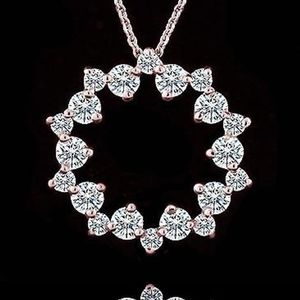Premium Quality VVS Moissanite Lab Grown Diamond 925 Silver Plated Pendant Cuban Link <b>Chain</b> Necklace Hip Hop <b>Iced</b> Gift Women - Product Image 1