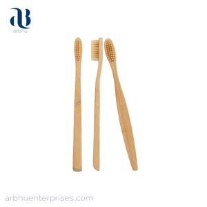 Brosse à dents ronde en bambou, personnalisée, en Nylon, en bois de charbon biologique, biodégradable et écologique - Product Image 2