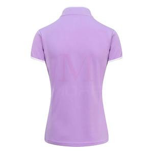 Chemise de golf pour femmes à quart de fermeture éclair T-shirt de polo de golf à col de lame personnalisé de haute qualité Polo évacuant l'humidité de qualité supérieure pour les femmes - Product Image 2