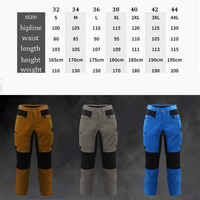 Pantalon cargo décontracté fluorescent de haute qualité certifié CE, imperméable, respirant, coupe-vent, avec plusieurs poches, pour le travail