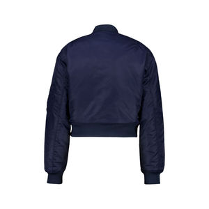 Blouson aviateur à fermeture éclair personnalisable pour femmes Design à la mode respirant grande taille tenue décontracté pour l'hiver respirant OEM - Product Image 2