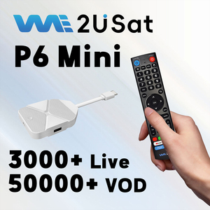 We2USat P6 Mini <b>Android</b> <b>TV</b> Stick with Amlogic S905Y4 <b>Android</b> 14.0 BT 5.0 Wifi 6 6K Streaming <b>TV</b> <b>Box</b> Better than SuperBox Vseebox - Product Image 4