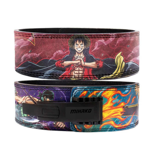 Luffy เข็มขัดยกน้ำหนัก10มม. พิมพ์ลาย, เข็มขัดยกเอวเข็มขัดหัวล็อกงัดสำหรับฝึกยกน้ำหนักอะนิเมะ - Product Image 1