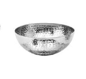 Venta caliente Metal Plata Acabado Redondo Servir Cuenco de frutas hecho a mano para el hogar Restaurante Hotel Bar Boda - Product Image 5