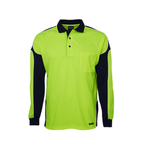 เสื้อยืดคนงานแห้งเร็วเสื้อยืดโปโลสะท้อนแสงสำหรับงานเหมืองเหมืองจราจรโลโก้ตามสั่ง - Product Image 5