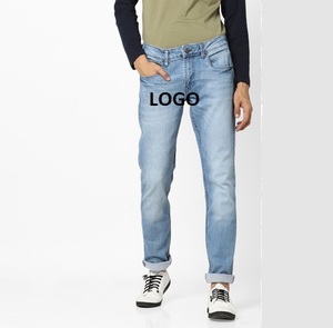 ที่กําหนดเองที่มีคุณภาพสูงฉีกวินเทจล้างบางผอมยืดวินเทจแว็กซ์ยีนส์เคลือบกางเกงยีนส์เปล่ากางเกงยีนส์บุรุษกางเกงยีนส์ - Product Image 3