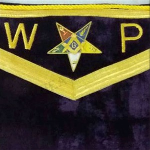 Tablier de l'Ordre de l'étoile de l'Est Tablier maçonnique Regalia maçonnique - Product Image 2