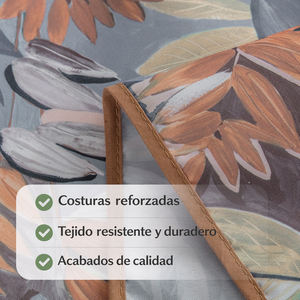 Nappe Rectangulaire Moderne Effet Lin 100% Polyester Imperméable Lavable et Réutilisable pour la Maison, la Cuisine et la Salle à Manger - Product Image 5