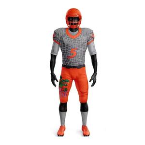 Maillots de football américain personnalisés ensemble à manches courtes uniforme de football américain et vêtements en meilleure vente - Product Image 2