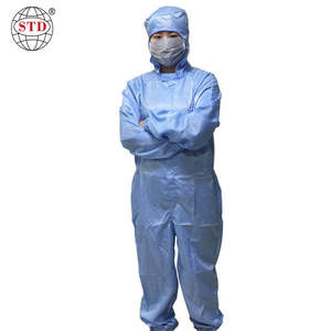Vêtements de sécurité industrielle antistatiques réutilisables personnalisés salopette professionnelle pour salle blanche avec fonction d'étanchéité - Product Image 1