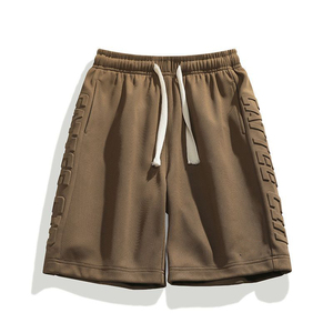 2024 personnalisé 3D Logo en relief Shorts hommes ensemble court 100% coton français éponge Tech polaire Shorts pour hommes - Product Image 4