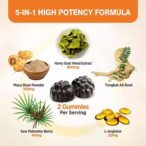 OEM 9 en 1 gomitas diarias con vitamina C Zinc saúco y extractos de hierbas delicioso suplemento masticable para adultos y niños - Product Image 3