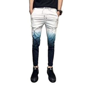 Pantalones vaqueros ajustados informales para hombre, vaqueros de nuevo diseño - Product Image 1