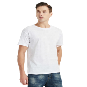 Venta al por mayor 100% poliéster Oneck camiseta impresión manga corta Camiseta impresa cuello redondo Camiseta para adultos camiseta para hombres - Product Image 1