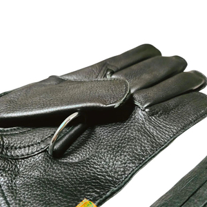Main gauche Camouflage Carbon Cow Split Leather Falconry Eagle Birds Hawk Pets Gloves for Cold Time Use - Product Image 2