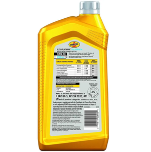 PENNZOIL ULTRA PLATINUM Full Synthetic SAE Certified 5W-30 Motor <b>Oil</b> 1 Quart (Pack of 6) Automotive Lubricant Anti-Wear - Product Image 2