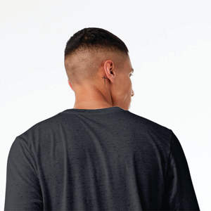 Airlume-Camiseta de manga larga Unisex, Camiseta de algodón peinado y anillo, 52% poliéster, 32, 48% oz, gris oscuro, brezo CVC, 4,2 - Product Image 6