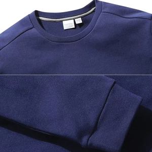 Sweatshirts à col rond unis décontractés pour hommes femmes pull d'hiver à manches longues motif 3D personnalisé 100% tissu polaire en coton - Product Image 6