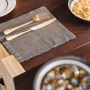 Nouvel arrivage de couverts en acier inoxydable de style royal couteau fourchette cuillère pour les fêtes ensemble de couverts avec miroir poli - Product Image 4