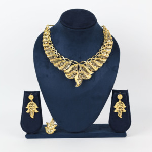 Conjunto de collar de cobre y latón chapado en oro religioso ortodoxo, joyería de moda para Bodas de mujer - Product Image 1
