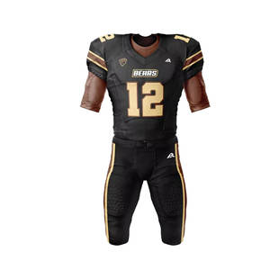 Vente en gros de nouveaux uniformes de football américain à la mode respirants grande taille à manches courtes fabriqués au Pakistan - Product Image 6