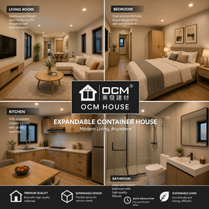 Casa Contenedor Expandible OCM <span class=keywords><strong>de</strong></span> 40 pies, Casa Modular Prefabricada, Plegable, Portátil, <span class=keywords><strong>de</strong></span> 2 Dormitorios y 2 Baños en <span class=keywords><strong>Venta</strong></span> - Product Image 6