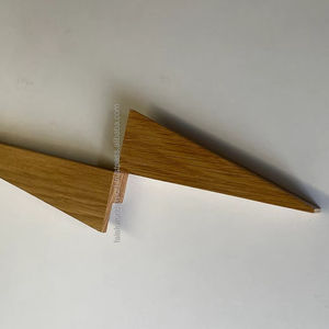 Poignées en chêne SW000 TRIS/poignées modernes/poignées faites à la main en bois naturel forme élégante de Falak World Export - Product Image 1