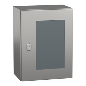 Per SCHNEIDER ELECTRIC NSYS3X4320T SPACIAL S3X Acciaio Inox 304L 300x300x200mm Finitura Scotch Brite per Elettronica e Strumentazione - Product Image 1