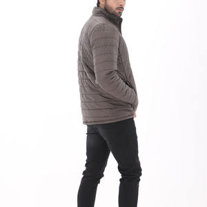 Haute qualité hommes Polyester coton Camouflage matelassé veste d'hiver imperméable coupe-vent respirant extérieur col rond - Product Image 5