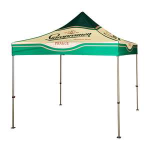 Tente de stand d'exposition à structure en aluminium, impression de logo personnalisée, auvent de gazebo de marque 10x10ft 10x15ft 10x20ft en polyester pop-up - Product Image 1