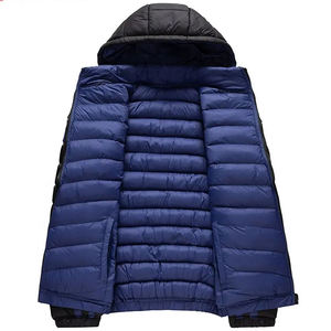 Wholesale Custom-Designed Lightweight <b>Waterproof</b> Puffer Jackets for Men Branded Multicolour <b>Canvas</b> High Street Style - Product Image 3