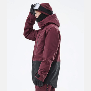 OEM chaquetas de nieve de invierno para esquiar y snowboard con capucha cremallera a prueba de viento impermeable prendas de vestir exteriores personalizadas para hombres mujeres y jóvenes - Product Image 3