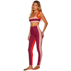 Conjunto de Yoga de 2 Piezas para Mujer, Talla Grande, con Logotipo Personalizado de Alta Calidad, Ropa Deportiva de Verano, Cintura Elástica, Sin Costuras - Product Image 2