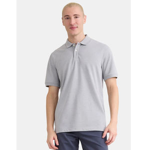 Polo de cuello blanco hueco de algodón 100% de alta calidad al por mayor, Polo informal unisex con logotipo personalizado para hombre - Product Image 5